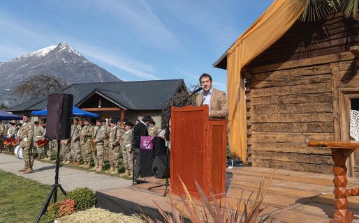 Juan Pablo Luque participó del aniversario de El Hoyo