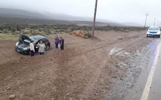 Impresionante vuelco en Ruta 39