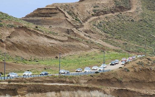 Tránsito colapsado en Ruta 3: largas colas de vehículos para llegar a zona sur