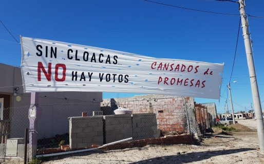 Cansados de promesas, vecinos de Km. 5 cortarán la ruta en reclamo de la finalización de la obra de red cloacal