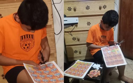 Su hijo quería el álbum del Mundial, no se lo podía comprar y le hizo uno «artesanal»