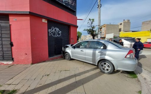 Fuerte choque en la intersección de Alem y Ameghino