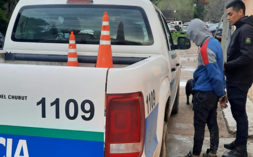 Detuvieron a un menor de edad que portaba elementos de un comisario