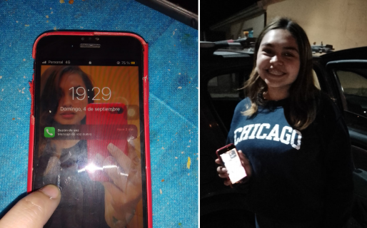 Perdió el celular en el colectivo, una mujer lo encontró y la buscó por las redes: “Llamame”