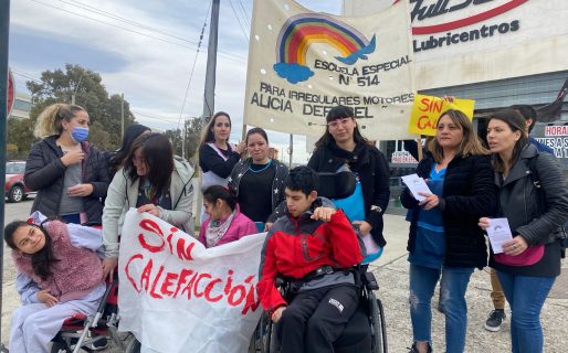 Padres, docentes y alumnos de la Escuela N° 514 reclaman mejores condiciones edilicias