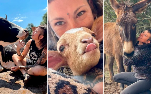 La joven que es trabajadora sexual para financiar su santuario de 100 animales castrados