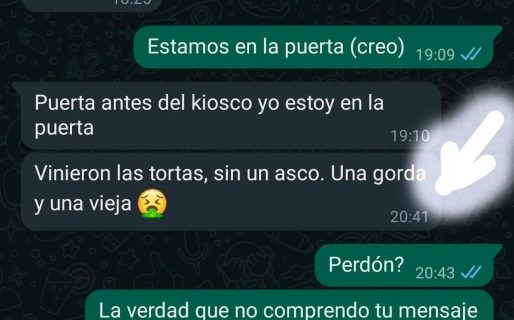 El mensaje que el dueño de un gimnasio le mandó por error a una clienta: «Vinieron las tortas. Son un asco»