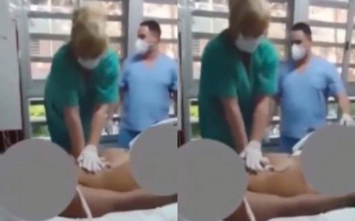 Médicos se filmaron reanimando un paciente a las carcajadas