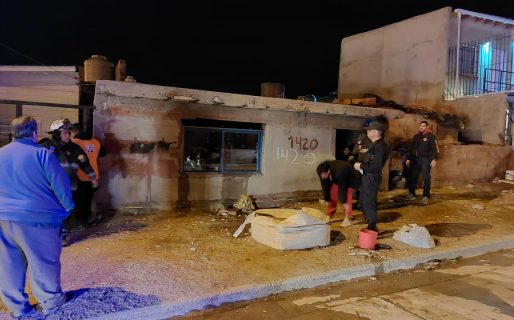Incendio trágico: Encontraron el cuerpo de un hombre al lado del calefactor