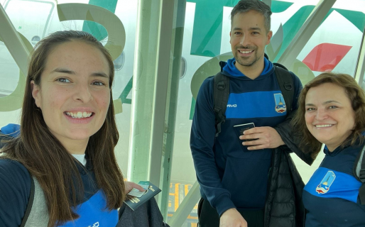 ¡Lo lograron! Los comodorenses varados viajaron a Italia para participar del Mundial de Natación