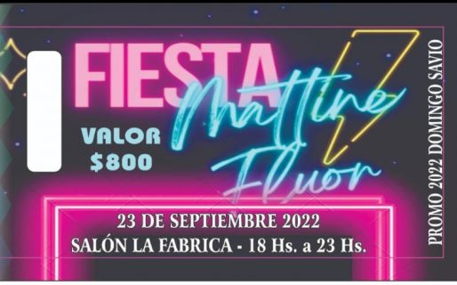 Alumnos y padres del Domingo Savio organizan una Matiné para costear el viaje de egreso