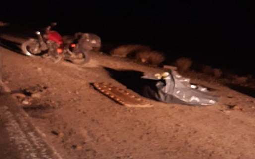 Perdió el control de la moto y falleció al caer sobre la ruta