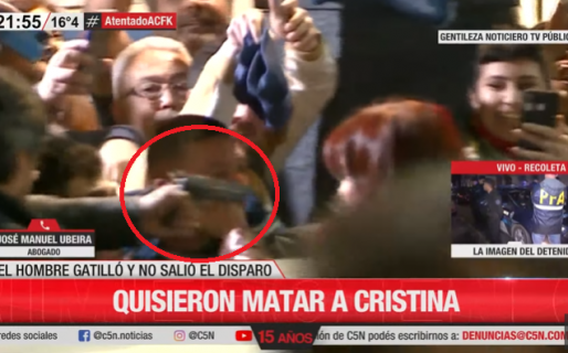 Intentaron matar a Cristina: un hombre gatilló y el disparo no salió