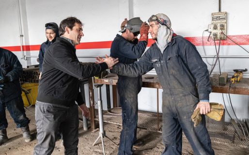 Luque visitó una empresa de biodigestores para apuntar al cuidado del ambiente y el reúso de agua