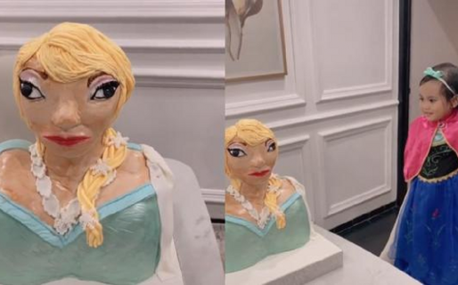 Encargaron una torta de Frozen para su hija, pero recibieron algo decepcionante y se volvió viral
