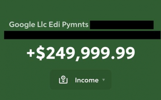 Google le transfirió US$250 mil dólares y él llamó para devolverlos