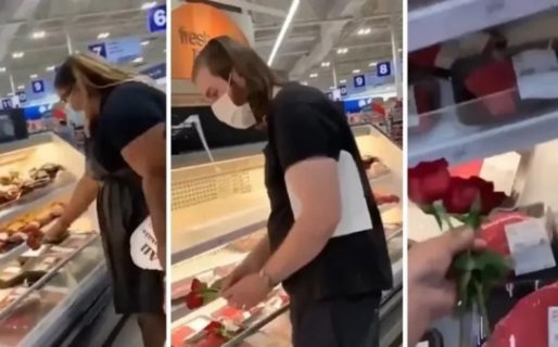 Veganos organizaron un funeral en la góndola de carnes de un supermercado