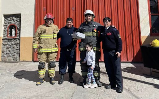 El Cuartel de Bomberos Voluntarios de Sarmiento festejó un nuevo aniversario