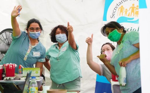 En Rada Tilly vacunarán en una plaza desde este sábado