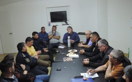 Reunión de Seguridad con la Liga de Fútbol por el inicio del Torneo Regional Amateur