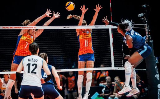 Las Panteras debutaron en la segunda ronda del Mundial de vóley con una derrota ante Países Bajos