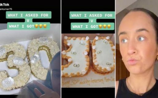 Pidió una torta de aniversario para sus padres y lo que le llegó la dejó indignada