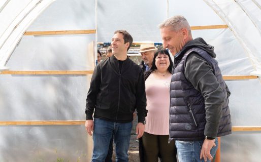 Arcioni firmó el inicio de obra del SUM de la Casa del Niño