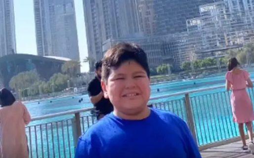 Verónica Ojeda mostró la emoción de Dieguito Fernando Maradona al conocer el desierto de Dubai