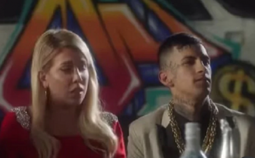 L-Gante grabó un video con Wanda Nara