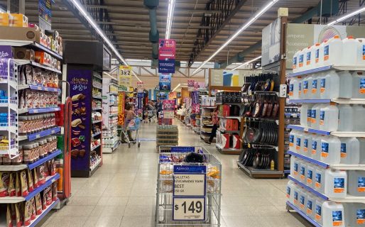 Se necesitan más de 50 mil pesos para llenar el changuito en Comodoro