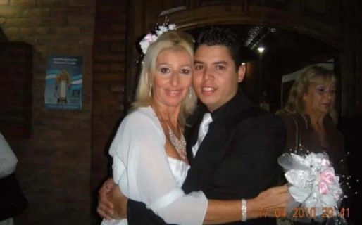 Ella tenía 42 años, se enamoró de un amigo de su hijo de 23 y cumplió el sueño de casarse de blanco