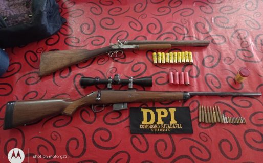 Allanamientos por robo de herramientas: Se secuestro un vehículo, armas de fuego y municiones