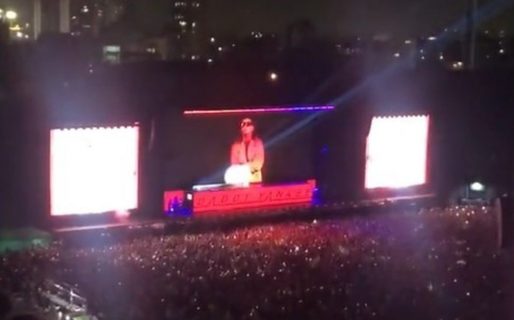 A Daddy Yankee se le prendió fuego el techo del escenario durante su primer concierto en Argentina
