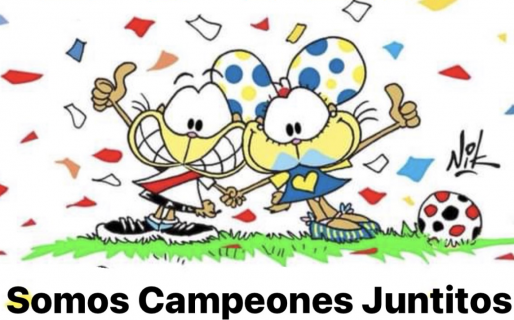 “Somos campeones juntitos”: Nik celebró el campeonato de Boca