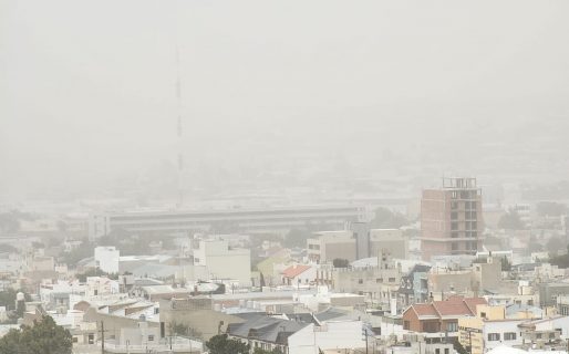 Temporal de viento: «Recomendamos utilizar barbijo y antiparras porque es como estar respirando vidrio»