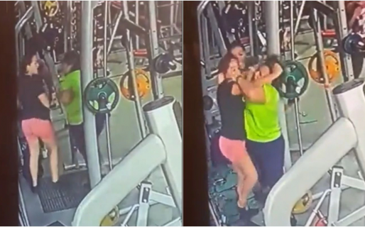 Discutieron en el gimnasio, se fueron a las piñas y quedó todo grabado