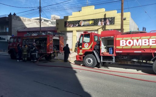 Se incendió una tienda de productos para mascotas en Km 3