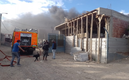 Por un desperfecto técnico, se incendió una vivienda