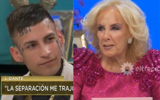 El reproche de L-Gante a Mirtha Legrand: «Usted me cayó mal porque…»
