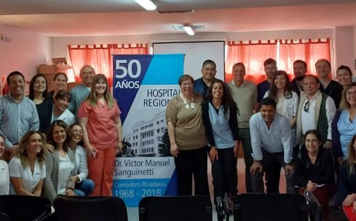 Comodoro: Monasterolo visitó el Hospital Regional y presentó a quienes serán los nuevos directores