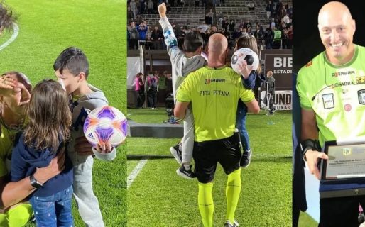 Se retiró Néstor Pitana: Memes, insultos y su esposa furor