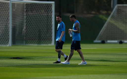 Messi y la selección se preparan para enfrentar a Polonia este miércoles