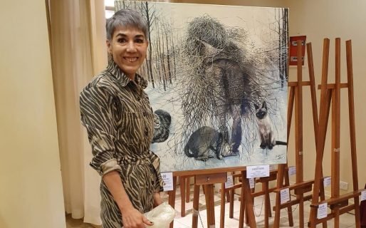 Fabiola Castro inauguró «No solo palos»