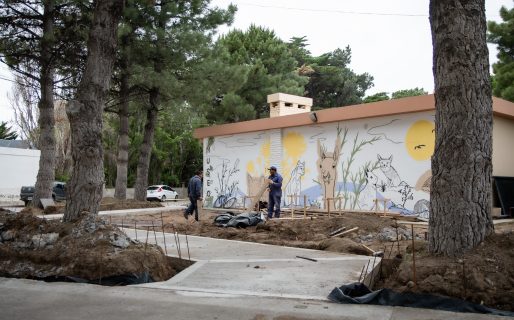 Continúa la renovación en el predio del Museo Regional de Rada Tilly