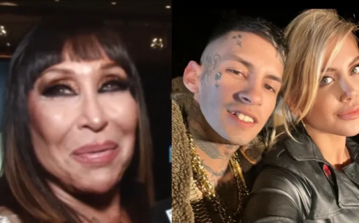 Moria Casán comparó a Wanda Nara y L-Gante con una fiambrería: “Parecen mortadela con fiambrín, muy grasa”