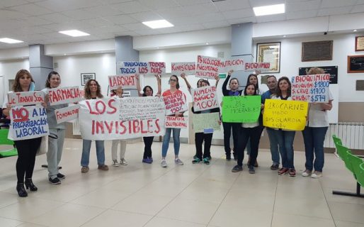 Profesionales no médicos del Hospital Regional reclamaron salarios dignos