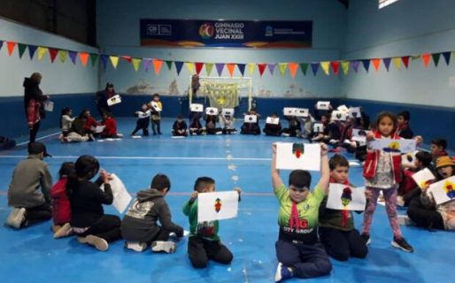 Girajuegos visita el barrio Pueyrredón