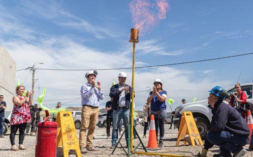Luque inauguró red de gas para más de 120 familias en René Favaloro