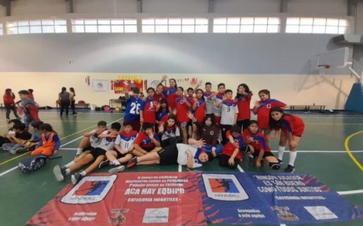Encuentro de handball para Minis e Infantiles en la Escuela N° 742