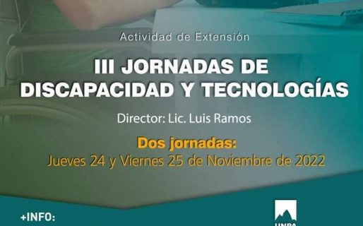 III Jornadas de Discapacidad y Tecnologías